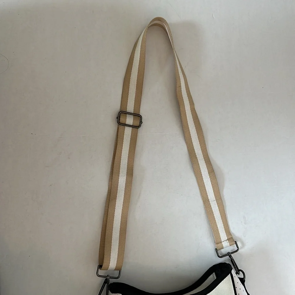 Dallas Hill Designs Crossbody Neoprene Purse with metal chain and pouch